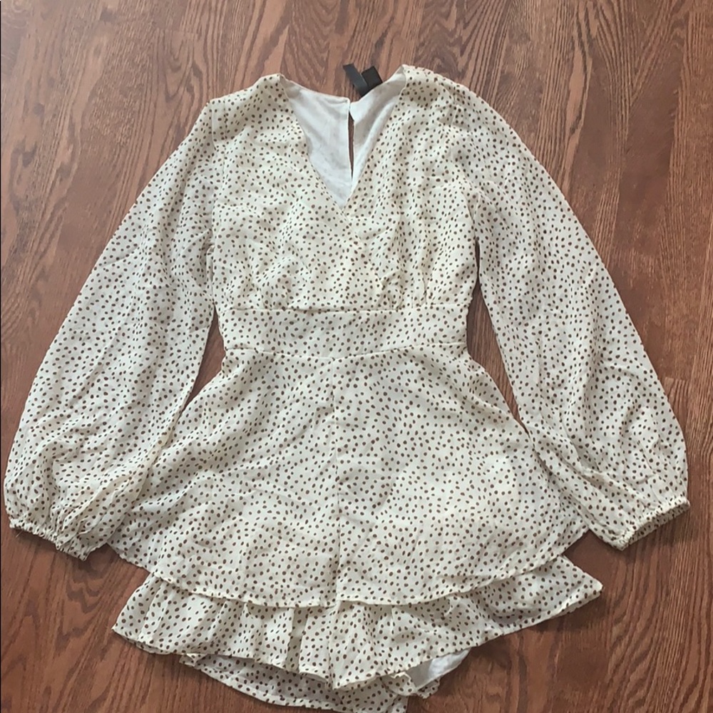 Polka dot romper